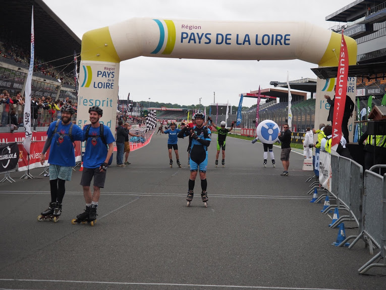 Finish d'Anthony aux 24h Mans 2016 par Patrice Briet