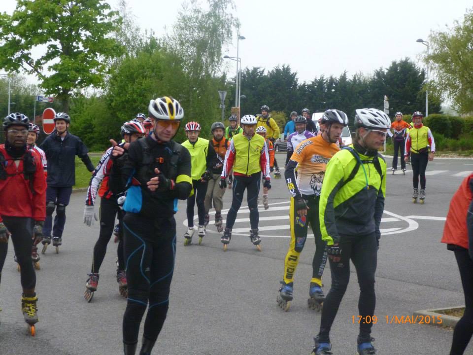 TransOise Roller 2015 Arrivée après 105km