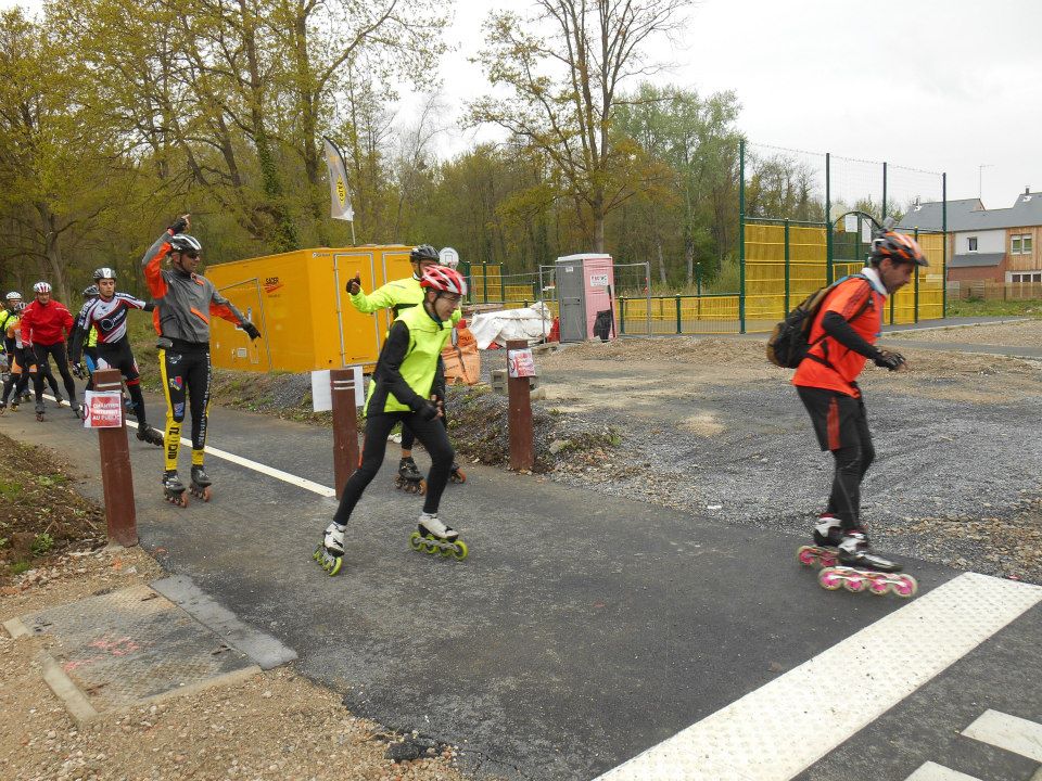 TransOise Roller 2015 Sortie de la voie verte