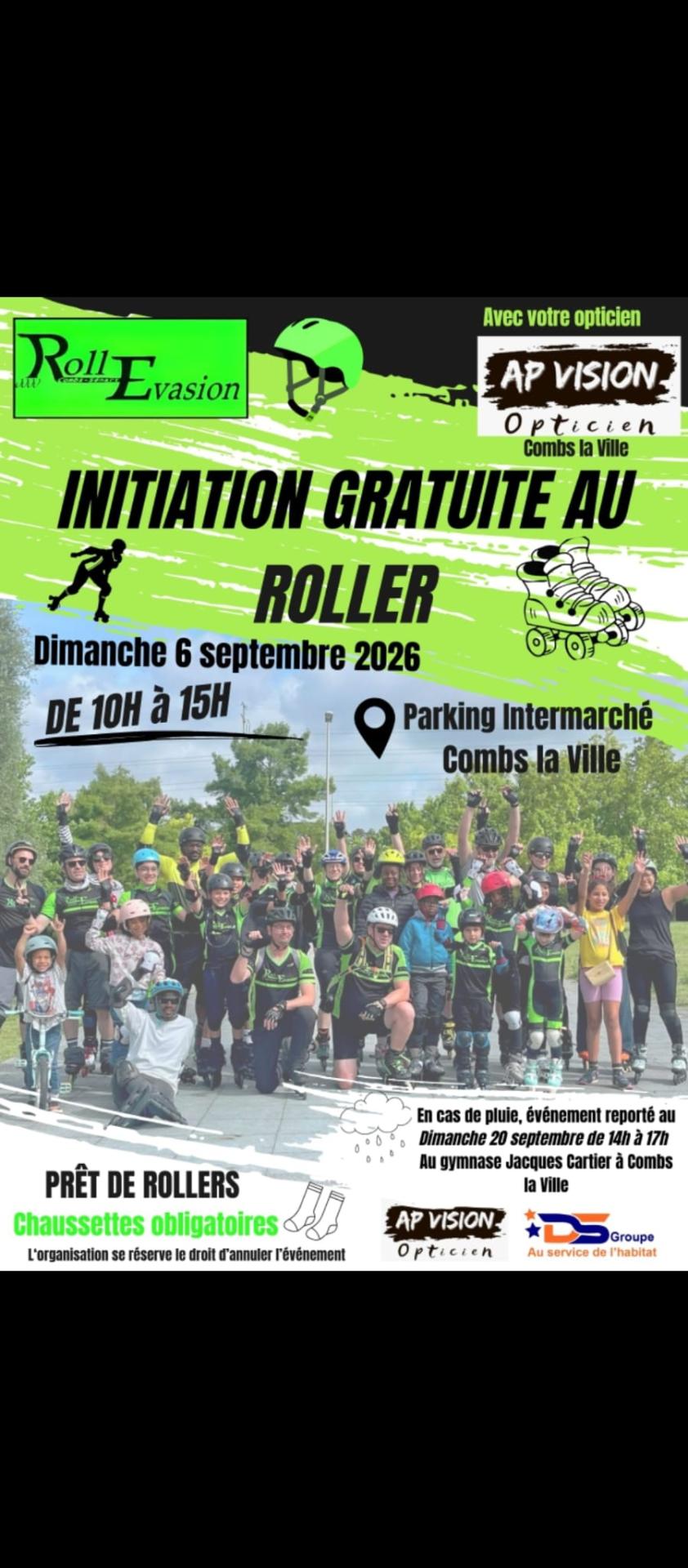 Affiche initiation roller intermarche 2027